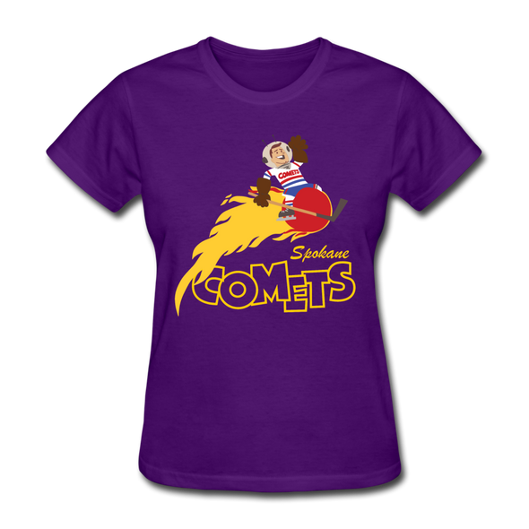 Spokane Comets Women's T-Shirt - purple