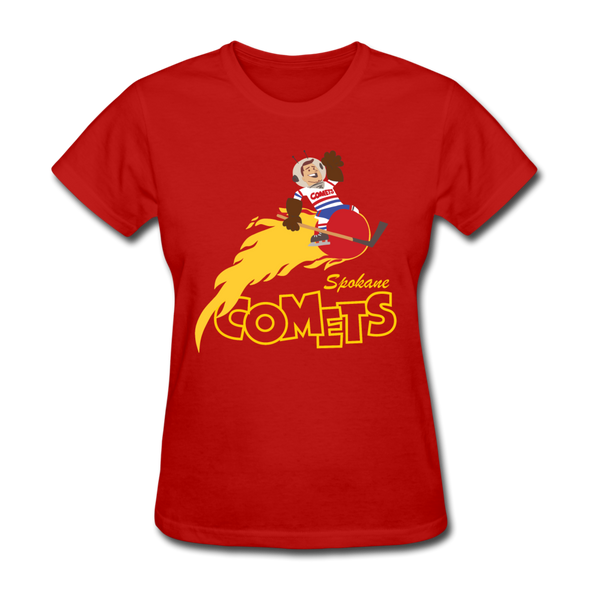 Spokane Comets Women's T-Shirt - red