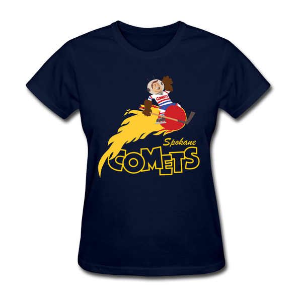 Spokane Comets Women's T-Shirt - navy