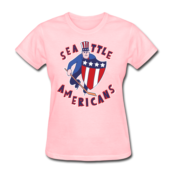 Seattle Americans Women's T-Shirt - pink