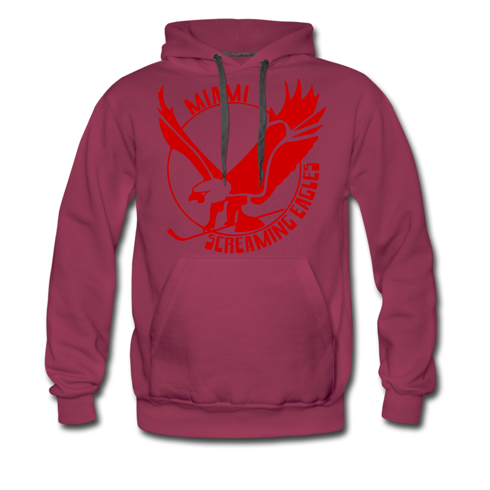 Miami Screaming Eagles Hoodie (Premium) - burgundy