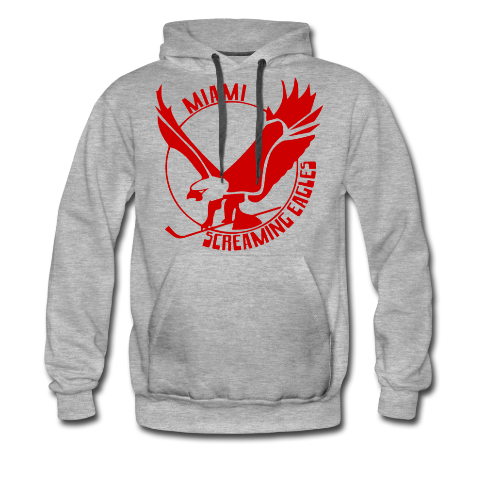 Miami Screaming Eagles Hoodie (Premium) - heather gray