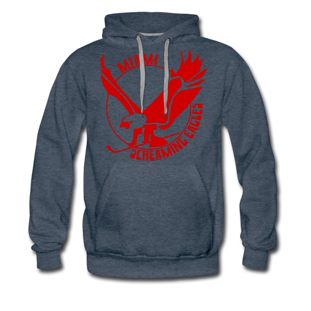 Miami Screaming Eagles Hoodie (Premium) - heather denim