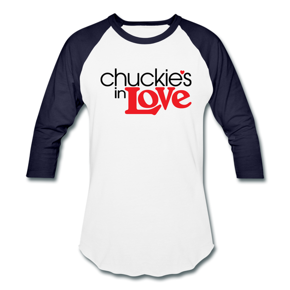 Chuckie's in Love Baseball Shirt - white/navy