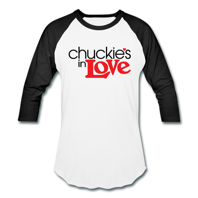 Chuckie's in Love Baseball Shirt - white/black