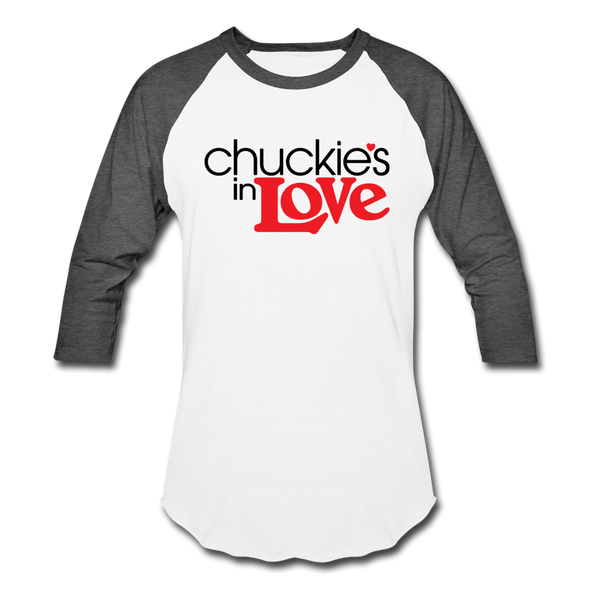 Chuckie's in Love Baseball Shirt - white/charcoal