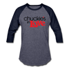 Chuckie's in Love Baseball Shirt - heather blue/navy