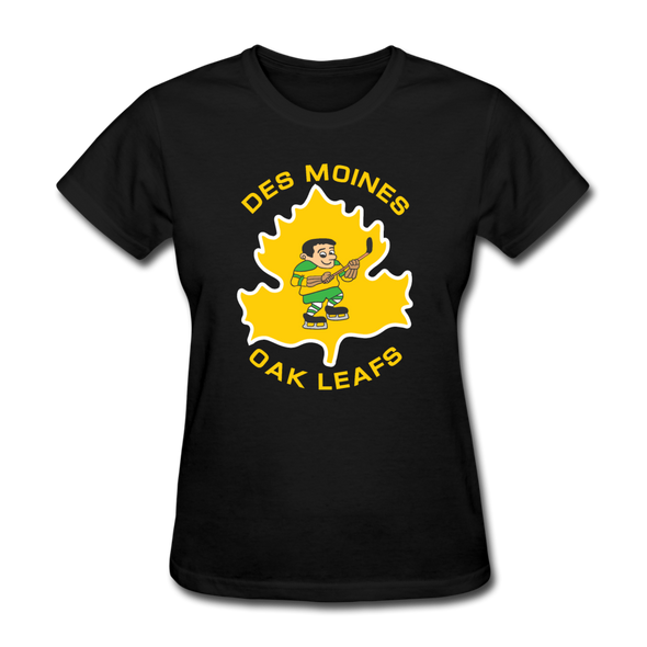 Des Moines Oak Leafs Women's T-Shirt - black