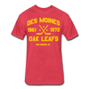 Des Moines Oak Leafs Dated T-Shirt - heather red
