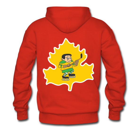Des Moines Oak Leafs Double Sided Hoodie (Premium) - red