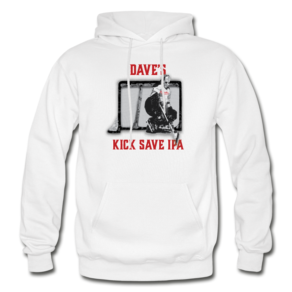 Dave's Kick Save IPA Hoodie - white