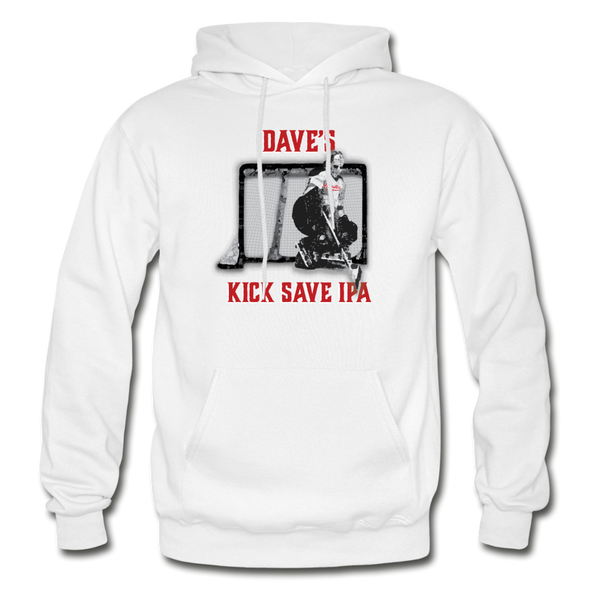 Dave's Kick Save IPA Hoodie - white