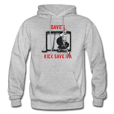 Dave's Kick Save IPA Hoodie - heather gray