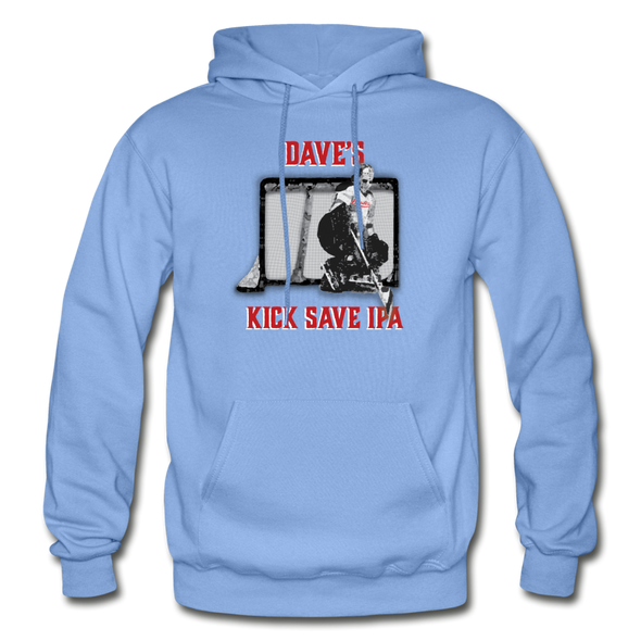 Dave's Kick Save IPA Hoodie - carolina blue