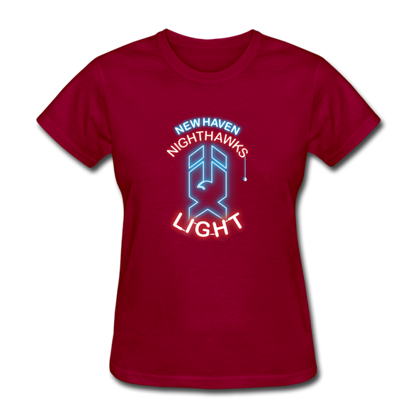 New Haven Nighthawks Light Women's T-Shirt - dark red