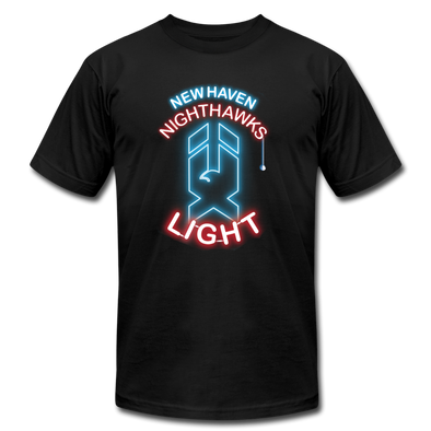 New Haven Nighthawks Light T-Shirt (Premium Lightweight) - black