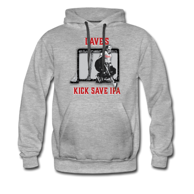 Dave's Kick Save IPA Hoodie (Premium) - heather gray