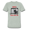 Dave's Kick Save IPA T-Shirt (Tri-Blend Super Light) - heather gray