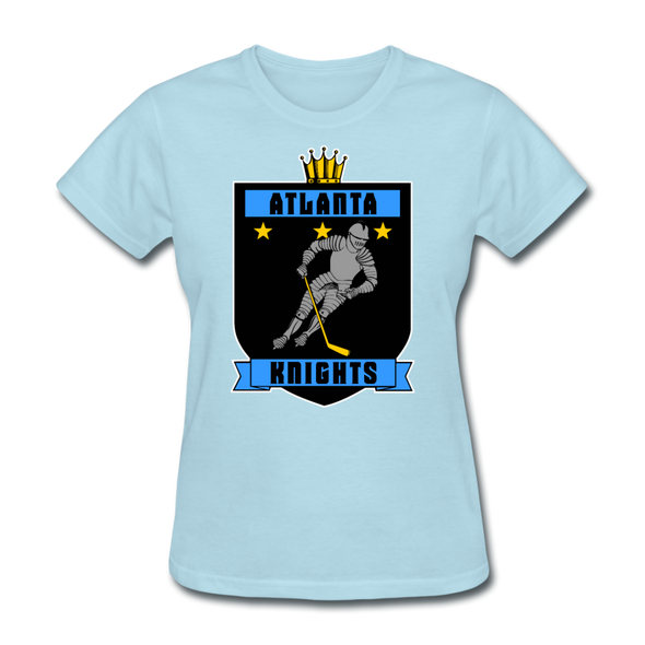 Atlanta Knights Women's T-Shirt - powder blue