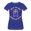 New Haven Nighthawks 1980s Women's T-Shirt - royal blue