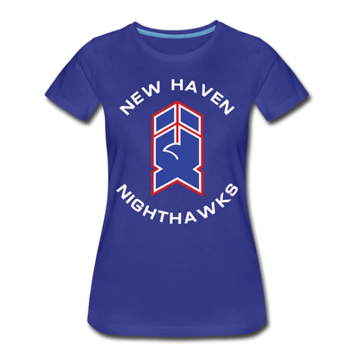 New Haven Nighthawks 1980s Women's T-Shirt - royal blue