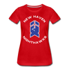 New Haven Nighthawks 1980s Women's T-Shirt - red