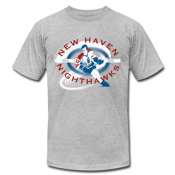 New Haven Nighthawks Dangerous Dan T-Shirt (Premium) - heather gray