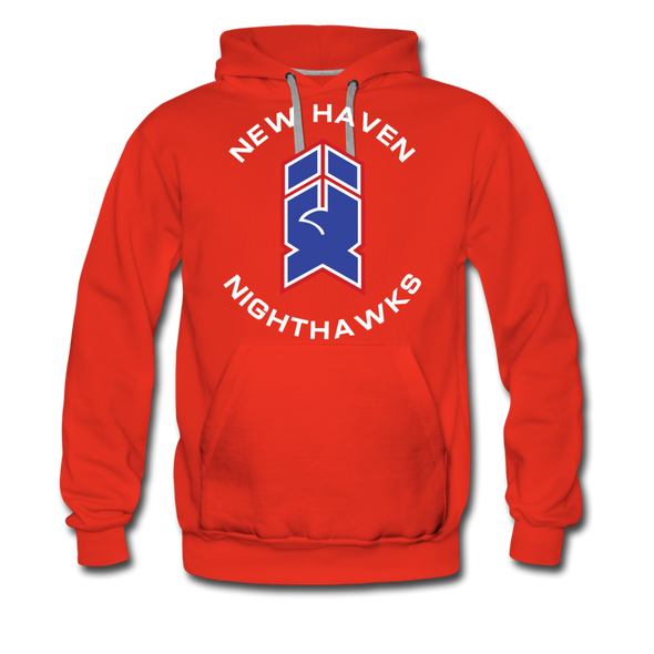 New Haven Nighthawks Hoodie (Premium) - red
