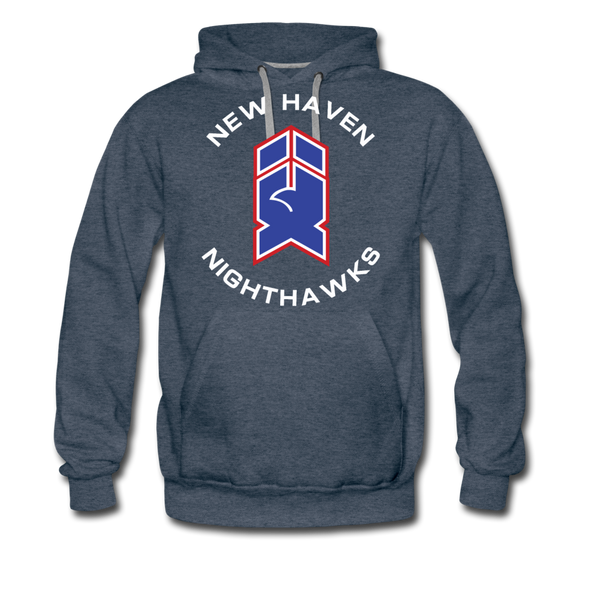 New Haven Nighthawks Hoodie (Premium) - heather denim