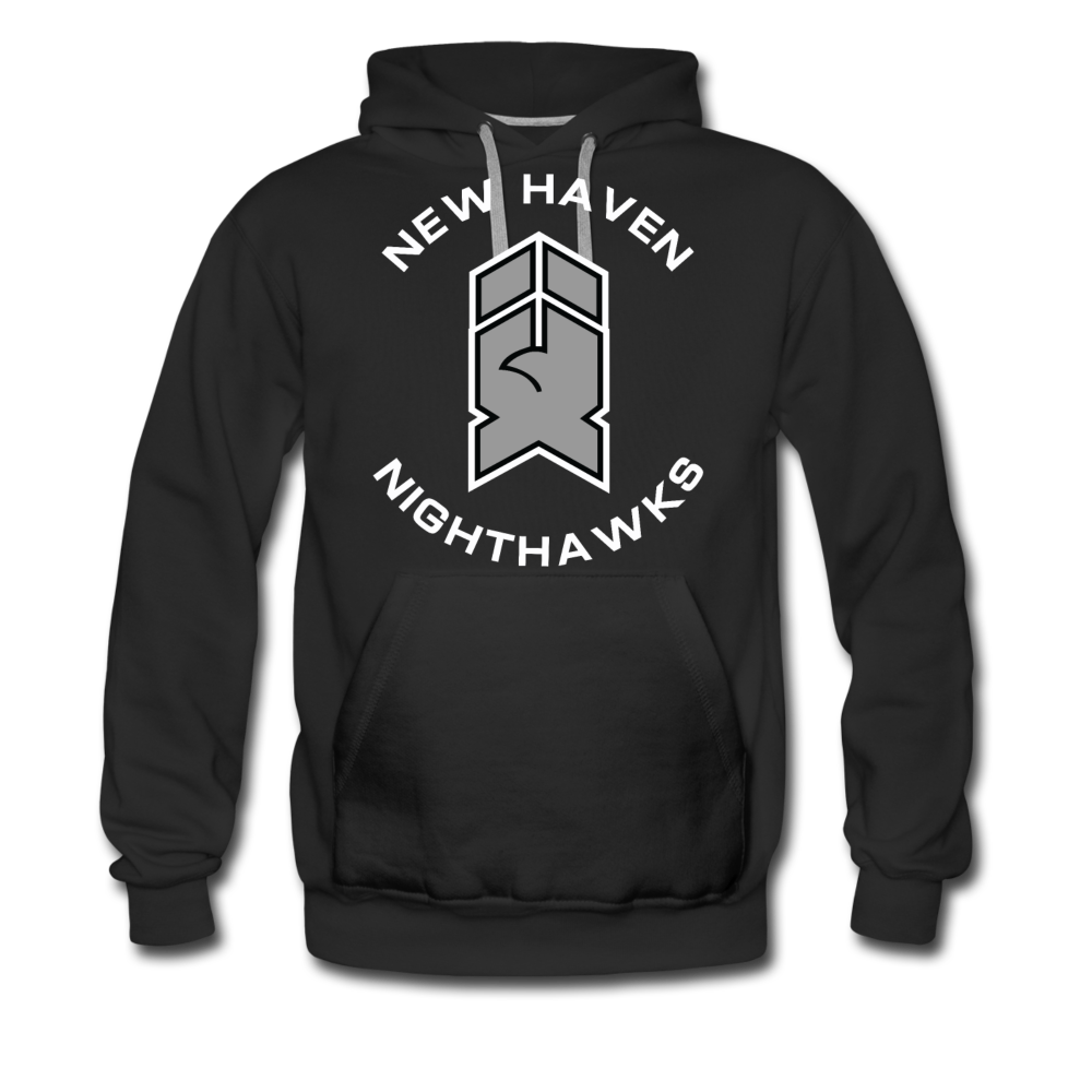 New Haven Nighthawks 1990s Hoodie (Premium) - black