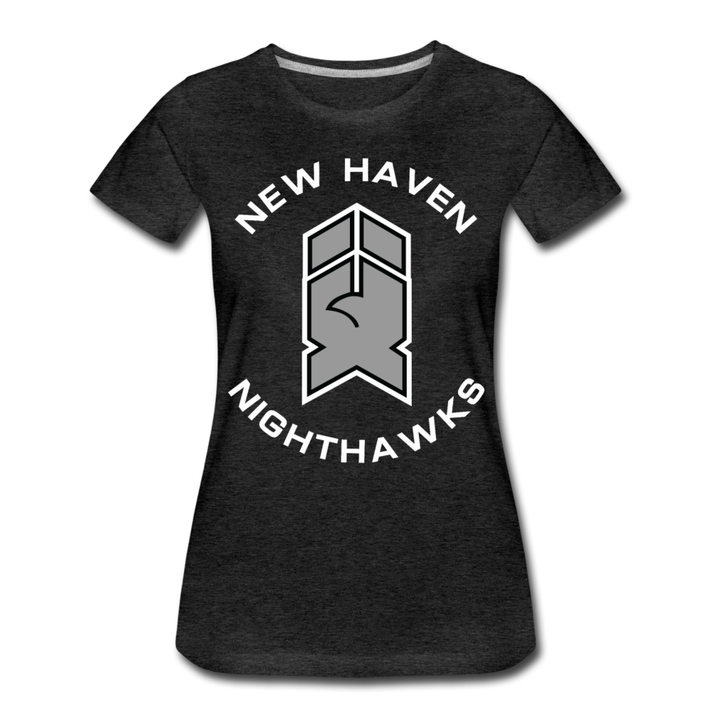 New Haven Nighthawks 1990s Women's T-Shirt - charcoal gray