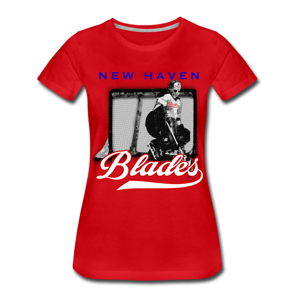New Haven Blades Goalie Women’s T-Shirt - red