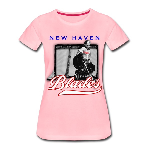 New Haven Blades Goalie Women’s T-Shirt - pink