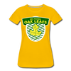 Des Moines Oak Leafs Shield Women’s T-Shirt - sun yellow