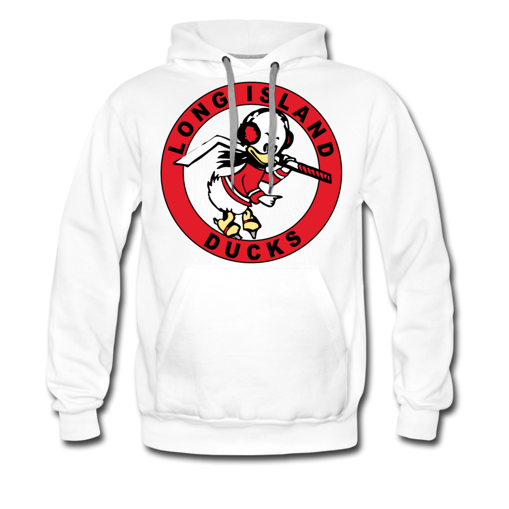 Long Island Ducks 1960s Hoodie (Premium) - white
