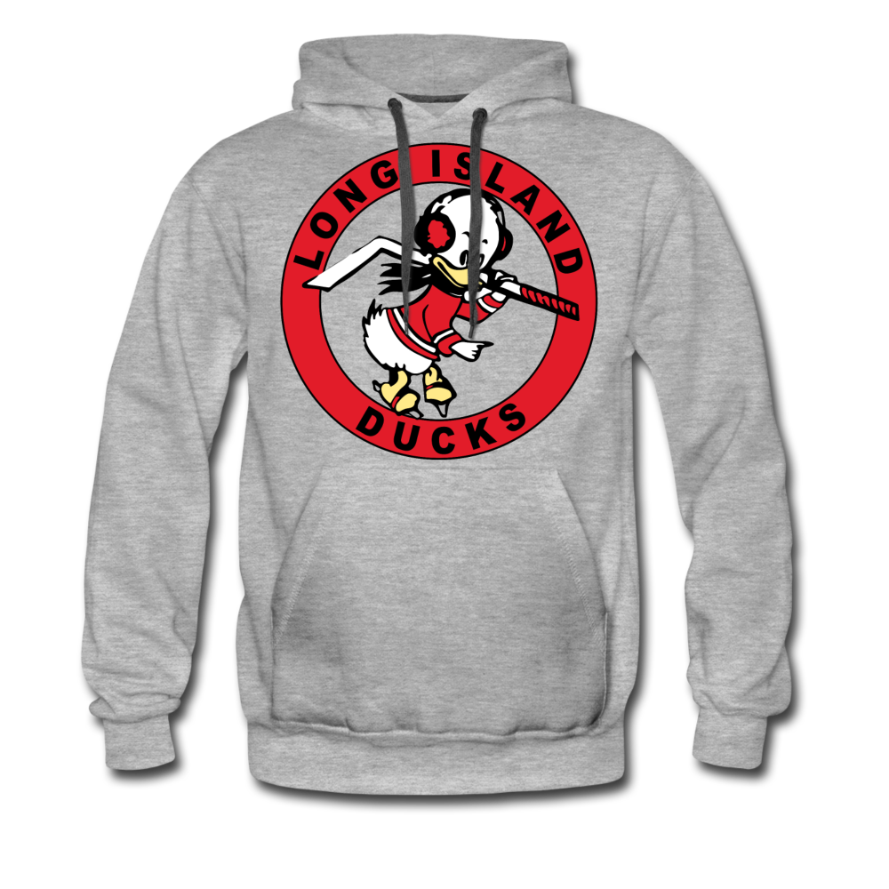 Long Island Ducks 1960s Hoodie (Premium) - heather gray