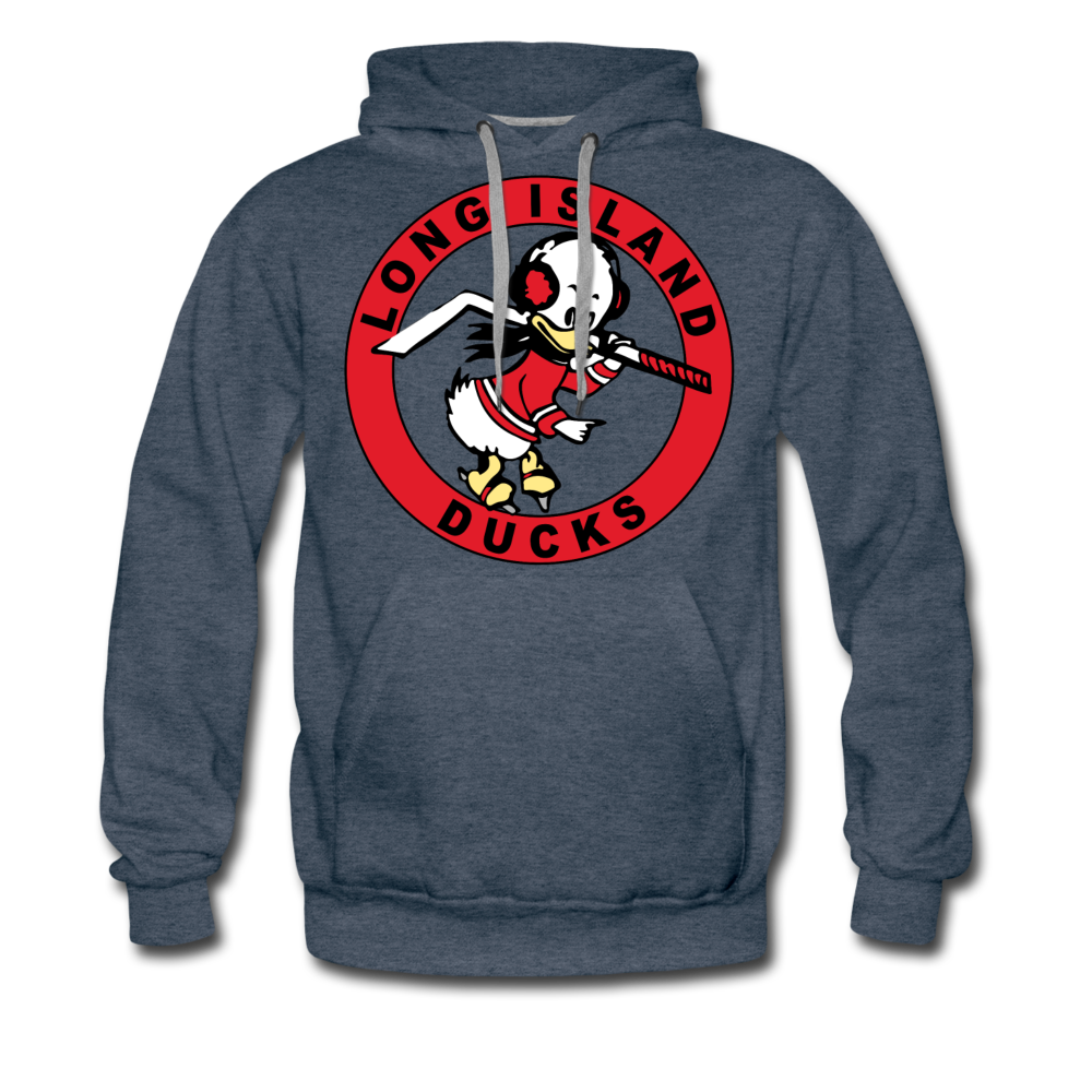 Long Island Ducks 1960s Hoodie (Premium) - heather denim