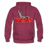 Kansas City Blades Hoodie (Premium) - burgundy