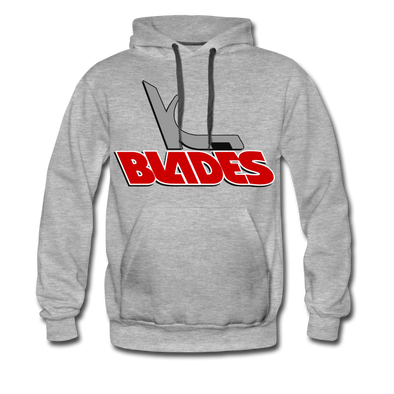 Kansas City Blades Hoodie (Premium) - heather gray
