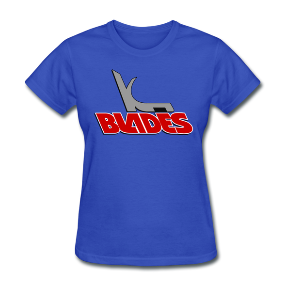 Kansas City Blades Women's T-Shirt - royal blue