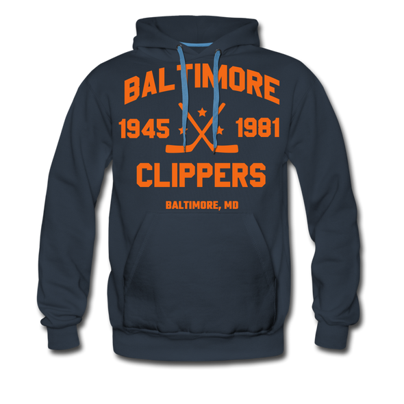 Baltimore Clippers Double Sided Hoodie (Premium) - navy