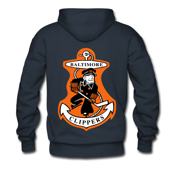 Baltimore Clippers Double Sided Hoodie (Premium) - navy