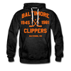 Baltimore Clippers Double Sided Hoodie (Premium) - charcoal gray