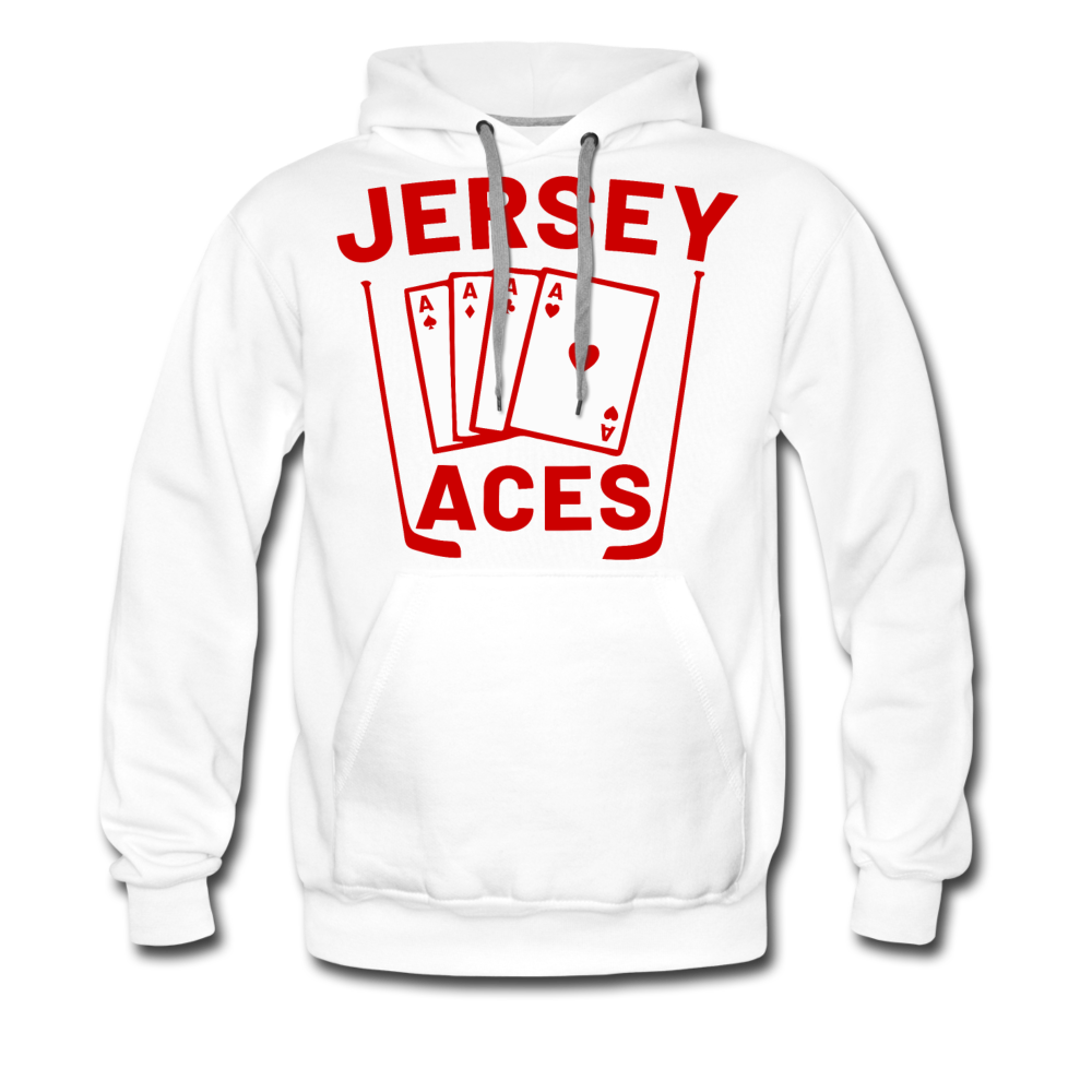 Jersey Aces Hoodie (Premium) - white