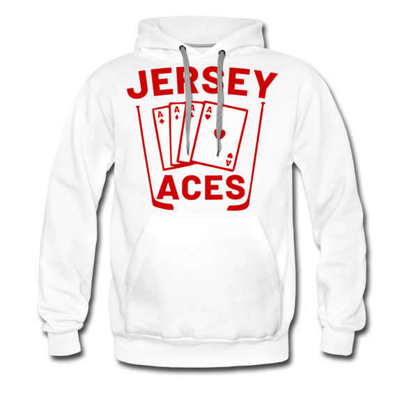 Jersey Aces Hoodie (Premium) - white