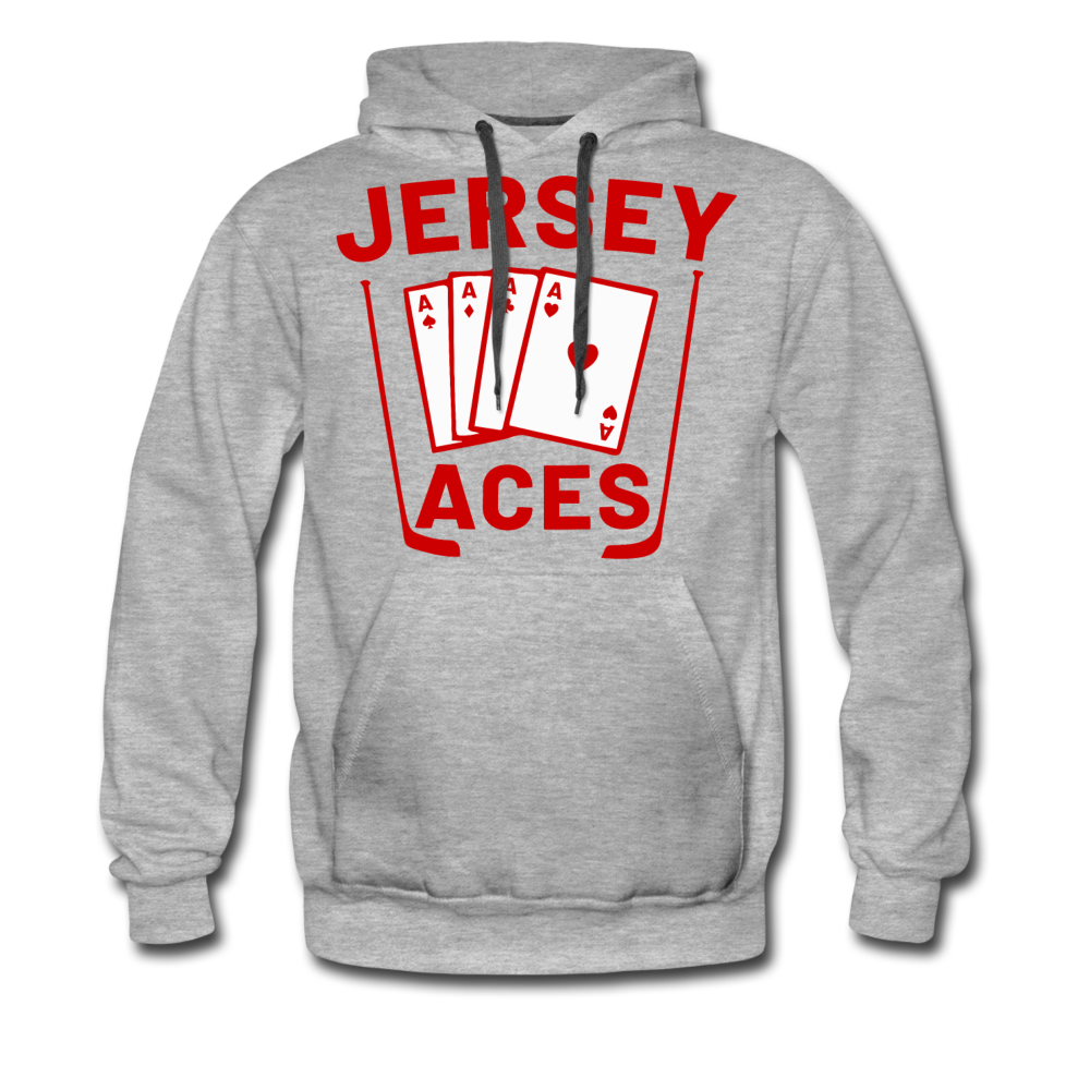 Jersey Aces Hoodie (Premium) - heather gray