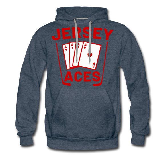 Jersey Aces Hoodie (Premium) - heather denim