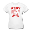 Jersey Aces Women's T-Shirt - white