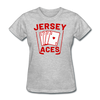 Jersey Aces Women's T-Shirt - heather gray