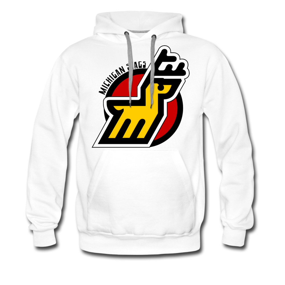Michigan Stags Hoodie (Premium) - white